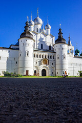 Fototapeta na wymiar Kremlin of Rostov the Great. The city of the golden ring of Russia.