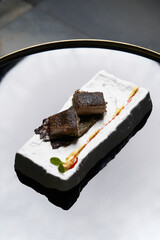 Fish-stuffed grape leaves. Fish Dolma - Lebanese cuisine