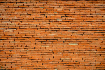 Fototapeta na wymiar Texture red brick wall background