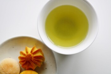 日本茶と和菓子　憩いの時