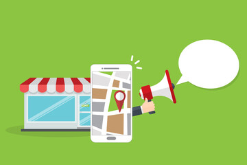 Local SEO. Local search marketing ecommerce	