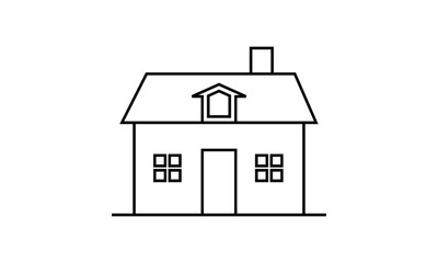 house vector logo