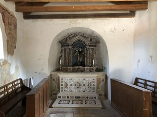 Romanesque church of St. Michael from the XIII. century, Pican - Istria, Croatia - Romanička...