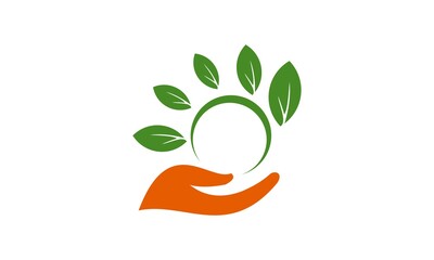 care nature logo vector