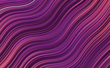 Dark Pink, Yellow vector pattern with liquid shapes. Shining illustration, which consist of blurred lines, circles. The template for cell phone backgrounds.