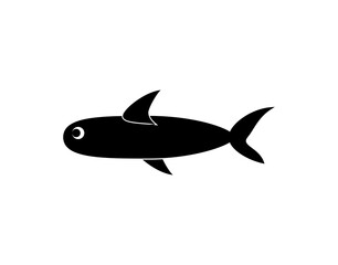 Abstract sea fish vector