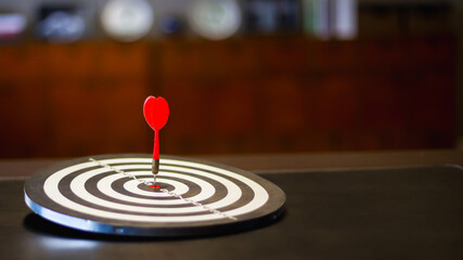 Dart is an opportunity and Dartboard is the target and goal.So both of that represent a challenge...