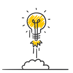 starting light bulb, startup