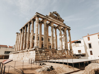 Obraz premium Temple of Diana in Mérida