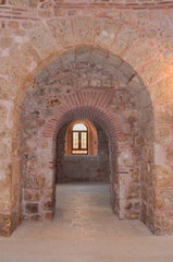 An Assyrian church, old building, religious place of worship in Mardin
