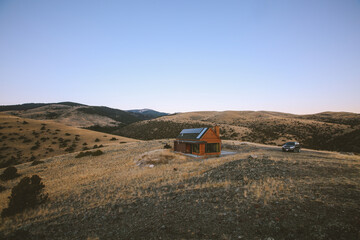 House in the ranch, Livingston, Montana
