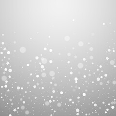 Magic stars random Christmas background. Subtle fl