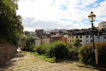 Blick über Burtscheid in Aachen in Deutschland