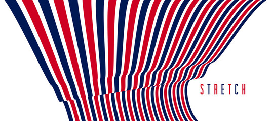 3D abstract lines in perspective vector background, modern trendy design element, cool style layout for ads posters banners and covers, retro template.