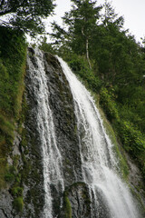 waterfall in auvergne (france)