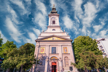 Fototapeta premium St. Michael's Cathedral in Belgrade downtown