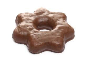 Gingerbread, honey cake isolated on white background