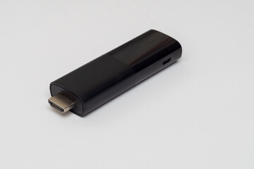 compact black hdmi tv box