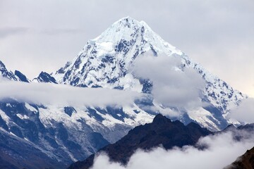 Fototapeta na wymiar Mount Salkantay or Salcantay Andes mountains Peru