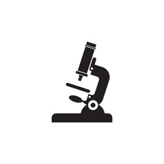 Microscope symbol logo design template
