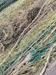 fishing nets still life background fishermen tackle