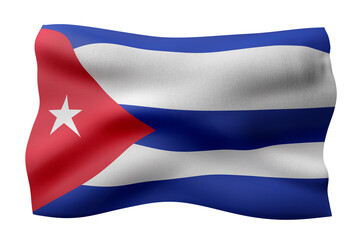  Cuba 3d flag