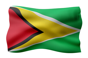  Guyana 3d flag