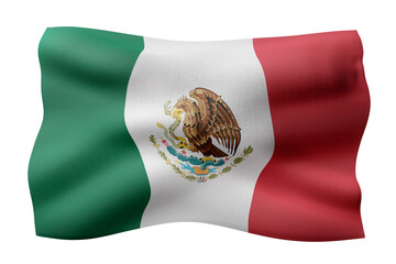  Mexico 3d flag
