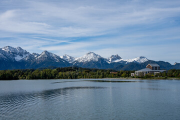 the view of Tegelberg from Forggensee September - 2020 
