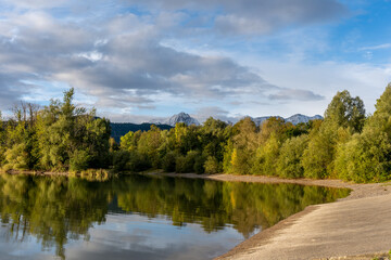 the view of Tegelberg from Forggensee September - 2020 