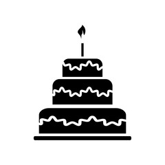 Birthday cake icon