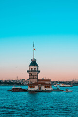 Fototapeta premium The Maiden's Tower. Istanbul, Turkey October 2020