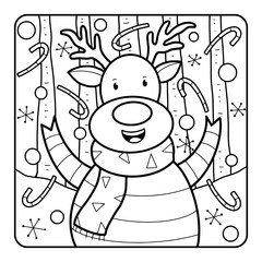 Christmas Coloring Page for Kids