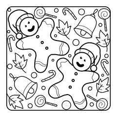 Christmas Coloring Page for Kids