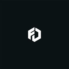 DF / FD initial logo design