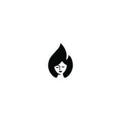 women logo design vector