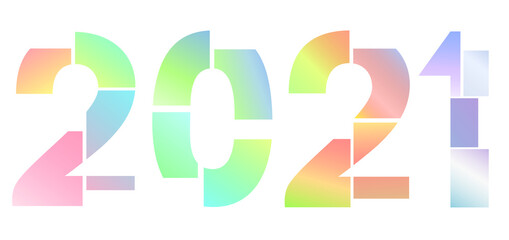 2021 découpés pastel