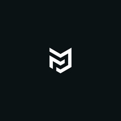 MF / FM initial logo design