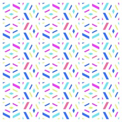 Beautiful of Colorful Rhombus, Repeated, Abstract, Illustrator Geometric Pattern Wallpaper. Image for Printing on Paper, Wallpaper or Background, Covers, Fabrics