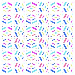 Beautiful of Colorful Rhombus, Repeated, Abstract, Illustrator Geometric Pattern Wallpaper. Image for Printing on Paper, Wallpaper or Background, Covers, Fabrics