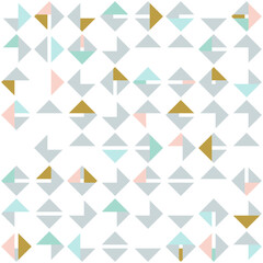 Seamless pattern of geometric shapes.