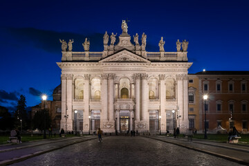 Fototapeta na wymiar Basilica of San Giovanni in Laterano, Rome - Italy
