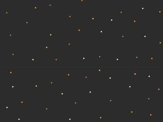 Hand drawn vector abstract flat stock graphic icon illustration sketch seamless pattern with celestial moon,sun and stars,polka dot, mystic and simple collage shapes isolated on black background