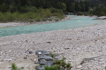 wilde Isar in Oberbayern