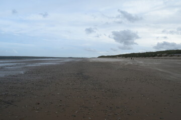 Beautiful sandy beach at Brancaster in North Norfolk, UK