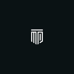 MP initial logo design