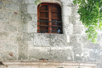 old window in the wall