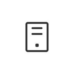 Server icon. CPU symbol modern, simple, vector, icon for website design, mobile app, ui. Vector Illustration