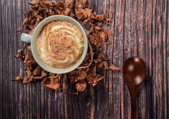 cup of coffee with cream