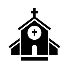 Christian church symbol icon 